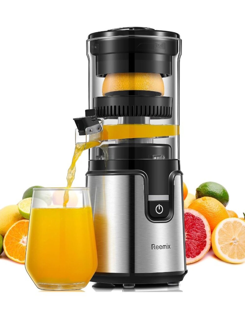 CITRUS JUICER - One-Click Operation Stainless Steel Electric Juicer NEW NIB